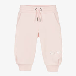 Givenchy-Розовые джоггеры с логотипом 4G | Childrensalon Outlet