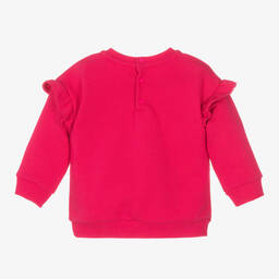 Givenchy-Розовый хлопковый свитшот с пайетками | Childrensalon Outlet