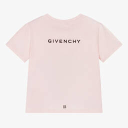 Givenchy-Розовая футболка с далматинцем | Childrensalon Outlet