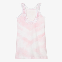 Givenchy-Girls Pink Heart Tie Dye Dress | Childrensalon Outlet