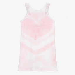 Givenchy-Girls Pink Heart Tie Dye Dress | Childrensalon Outlet