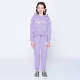 Givenchy-Серебристые кроссовки на липучке для девочек | Childrensalon Outlet