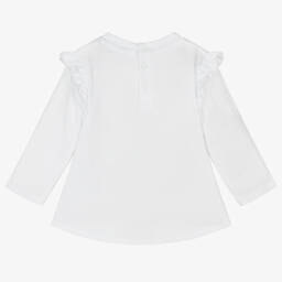 جيفنشي-توب قطن جيرسي مزين بترتر للبنات | Childrensalon Outlet