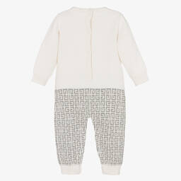 Givenchy-Ivory Cotton & Cashmere Knit Romper | Childrensalon Outlet