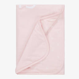 جيفنشي-بطانية قطن مبطنة لون زهري للمولودات (77 سم) | Childrensalon Outlet