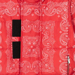 Givenchy-Red Bandana Print Down Jacket | Childrensalon Outlet