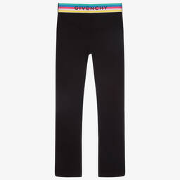 Givenchy-Черные брюки с логотипом для подростков | Childrensalon Outlet