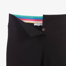 Givenchy-Черные брюки с логотипом для подростков | Childrensalon Outlet