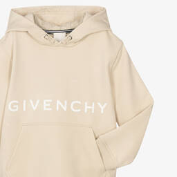 Givenchy-Бежевая худи с логотипом 4G | Childrensalon Outlet