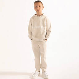 Givenchy-Бежевая худи с логотипом 4G | Childrensalon Outlet