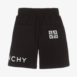 Givenchy-Черные хлопковые шорты для мальчиков-подростков | Childrensalon Outlet
