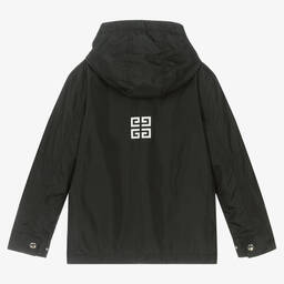 Givenchy-Черная ветровка с капюшоном | Childrensalon Outlet