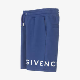 Givenchy-Синие хлопковые шорты | Childrensalon Outlet