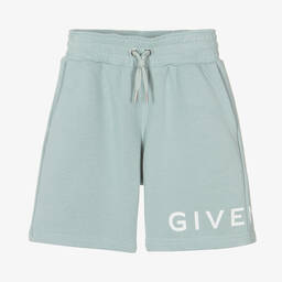Givenchy-Зеленые хлопковые шорты для мальчиков-подростков | Childrensalon Outlet