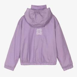 Givenchy-Teen Girls Lilac Purple 4G Logo Jacket | Childrensalon Outlet