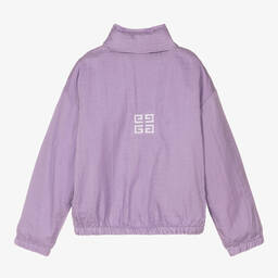 Givenchy-Teen Girls Lilac Purple 4G Logo Jacket | Childrensalon Outlet