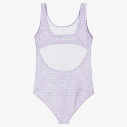 Givenchy-Teen Girls Lilac Purple 4G Swimsuit | Childrensalon Outlet