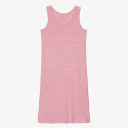 Givenchy-Teen Girls Pink 4G Knitted Midi Dress | Childrensalon Outlet