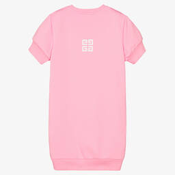 Givenchy-Розовое хлопковое платье | Childrensalon Outlet