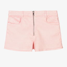 Givenchy-Teen Girls Pink Cotton Shorts  | Childrensalon Outlet