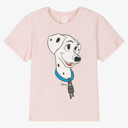 جيفنشي-تيشيرت 4G تينز بناتي قطن لون زهري | Childrensalon Outlet