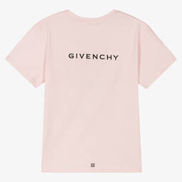 جيفنشي-تيشيرت 4G تينز بناتي قطن لون زهري | Childrensalon Outlet