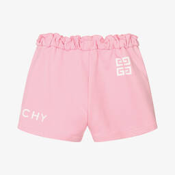 Givenchy-Teen Girls Pink Logo Shorts | Childrensalon Outlet