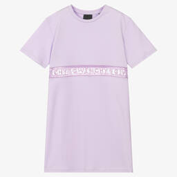 Givenchy-فستان تينز بناتي قطن لون بنفسجي | Childrensalon Outlet