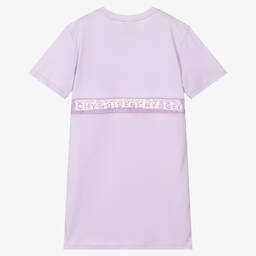 Givenchy-فستان تينز بناتي قطن لون بنفسجي | Childrensalon Outlet