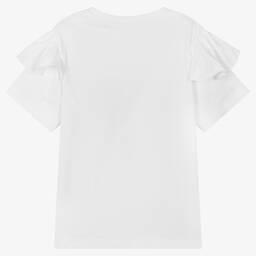 Givenchy-Белая футболка для подростков | Childrensalon Outlet