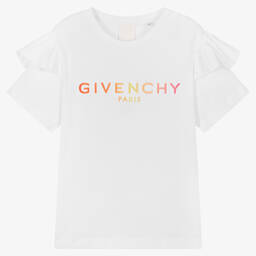 Givenchy-Белая футболка для подростков | Childrensalon Outlet