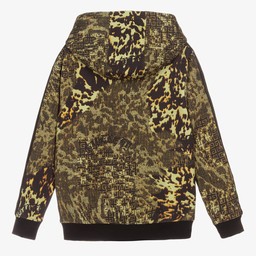 Givenchy-Зеленая худи камуфляжной расцветки для подростков | Childrensalon Outlet