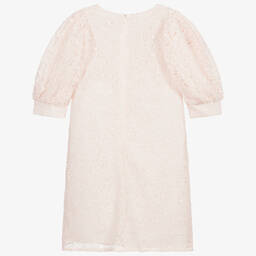 Givenchy-Розовое кружевное платье с цветами для подростков | Childrensalon Outlet