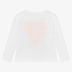 Givenchy-White Chito Heart 4G Top | Childrensalon Outlet