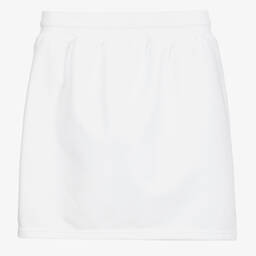 Givenchy-Белая хлопковая юбка с логотипом | Childrensalon Outlet