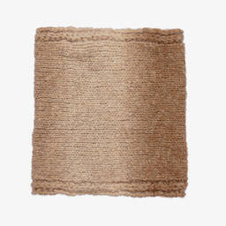 Gorros Navarro-Beige Ombré Wool Hat & Snood Set | Childrensalon Outlet