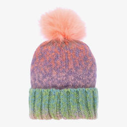 Gorros Navarro-Girls Knitted Hat & Scarf Set  | Childrensalon Outlet