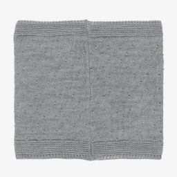 Gorros Navarro-Grey Knitted Hat & Snood Set | Childrensalon Outlet