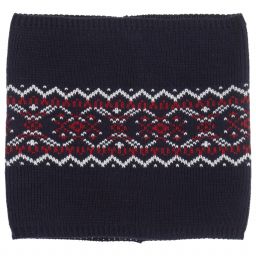 Gorros Navarro-Темно-синий комплект из шапки с шарфом-снудом | Childrensalon Outlet