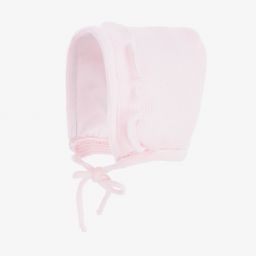 Gorros Navarro-Pink Knitted Bonnet | Childrensalon Outlet