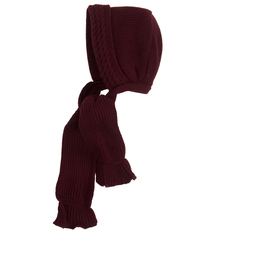 Gorros Navarro-Red Baby Hat & Scarf | Childrensalon Outlet