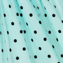 Graci-Голубое платье в горошек для малышек | Childrensalon Outlet