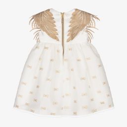 Graci-Baby Girls Gold Wings Dress  | Childrensalon Outlet