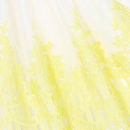 Graci-Baby Girls Yellow Lace & Tulle Dress | Childrensalon Outlet