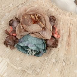 Graci-Бежевое платье с принтом Сафари для девочек | Childrensalon Outlet