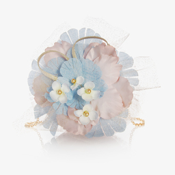 Graci-Girls Blue & Pink Bag (17cm) | Childrensalon Outlet