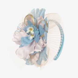 Graci-Girls Blue & Pink Hairband | Childrensalon Outlet