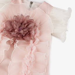 Graci-Платье из атласного тюля для девочек в нежно-розовом цвете | Childrensalon Outlet