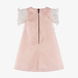 Graci-Платье из атласного тюля для девочек в нежно-розовом цвете | Childrensalon Outlet