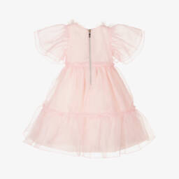 Graci-Girls Delicate Pink Organza Gown | Childrensalon Outlet